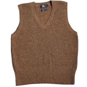 Ralph Lauren Double RL Brown Knit Vest